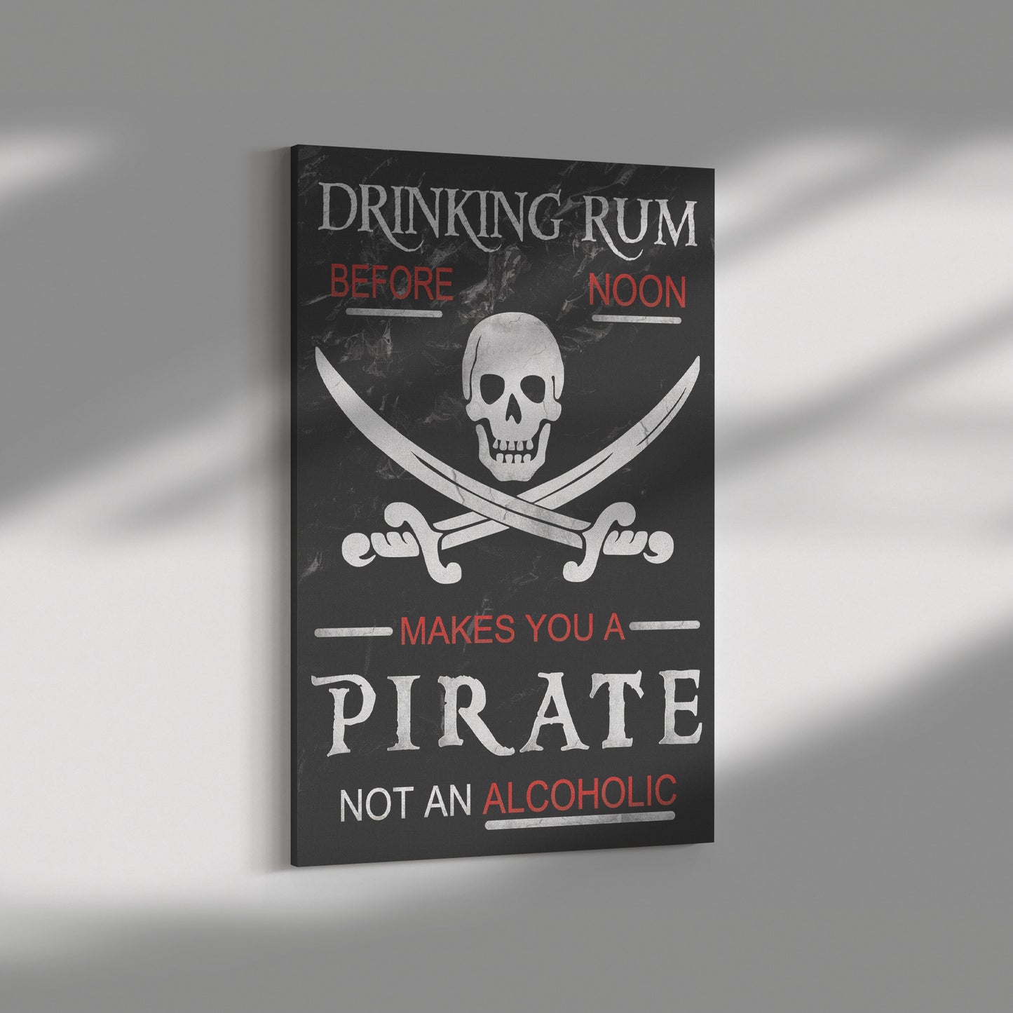 Drinking Rum Before Noon Canvas Print