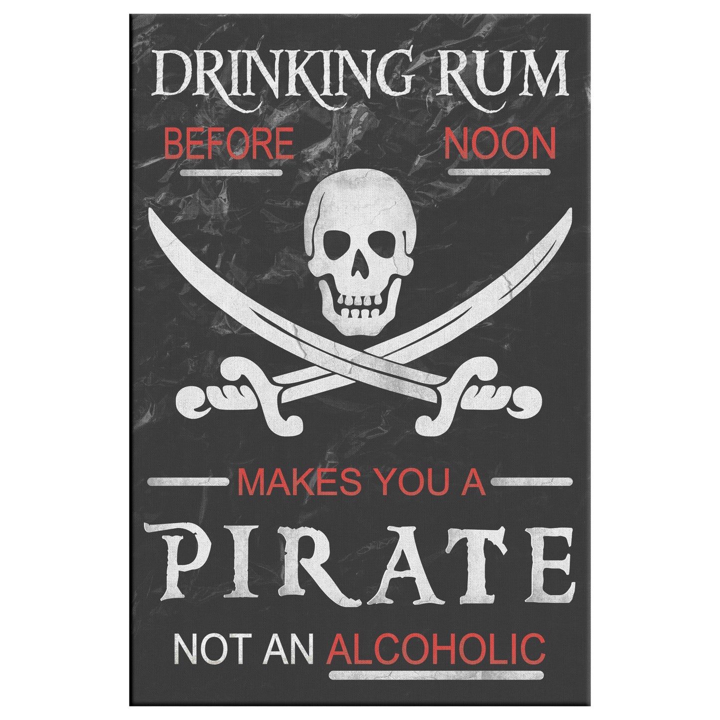 Drinking Rum Before Noon Canvas Print