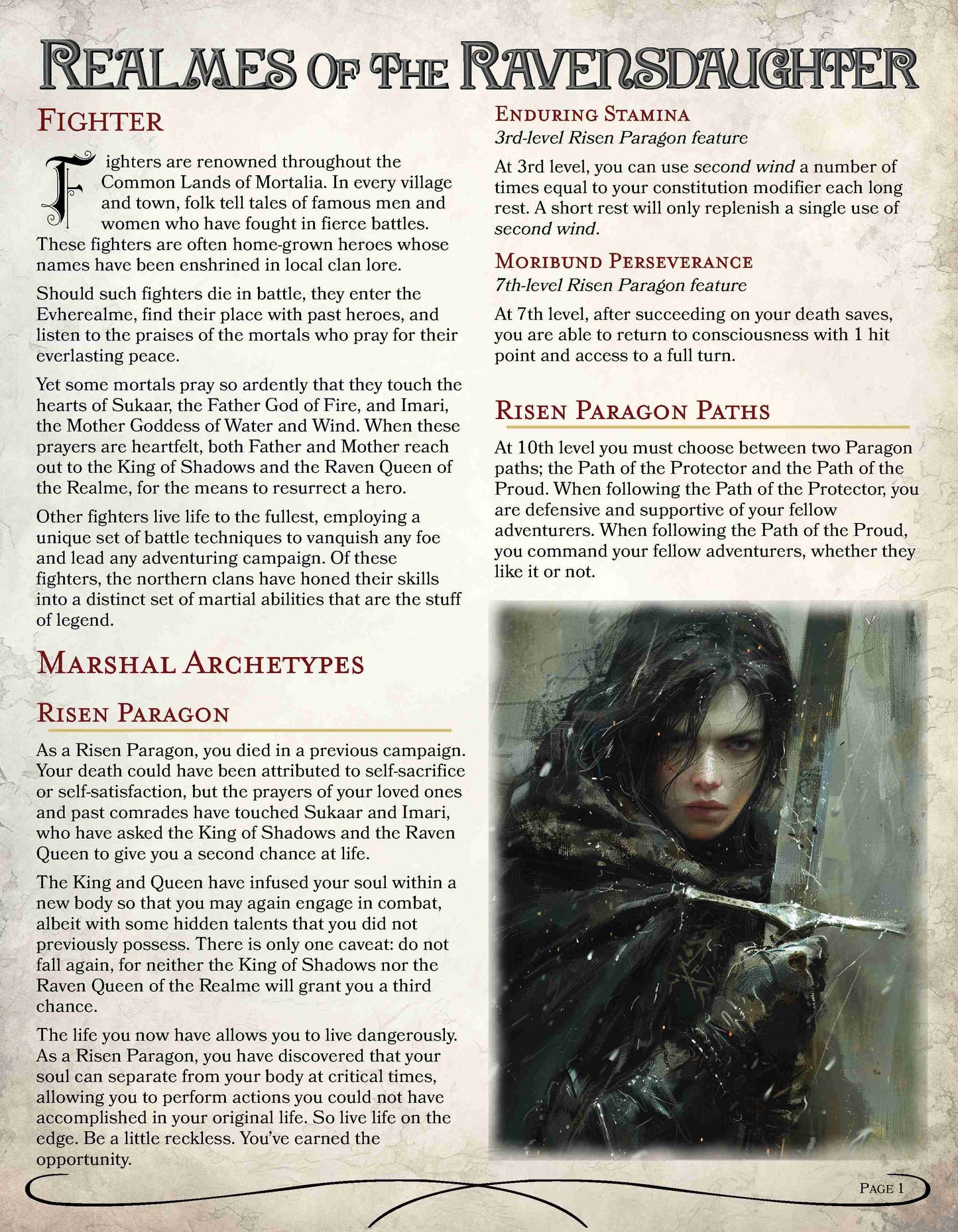 Realmes of the Ravensdaughter COMPLETE 5E Gaming Guide