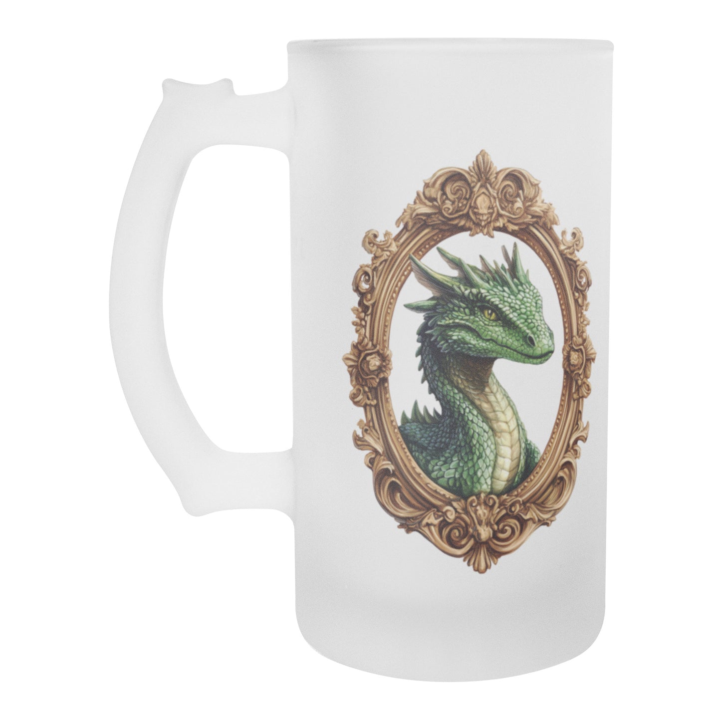 Green Dragon Frosted Mug