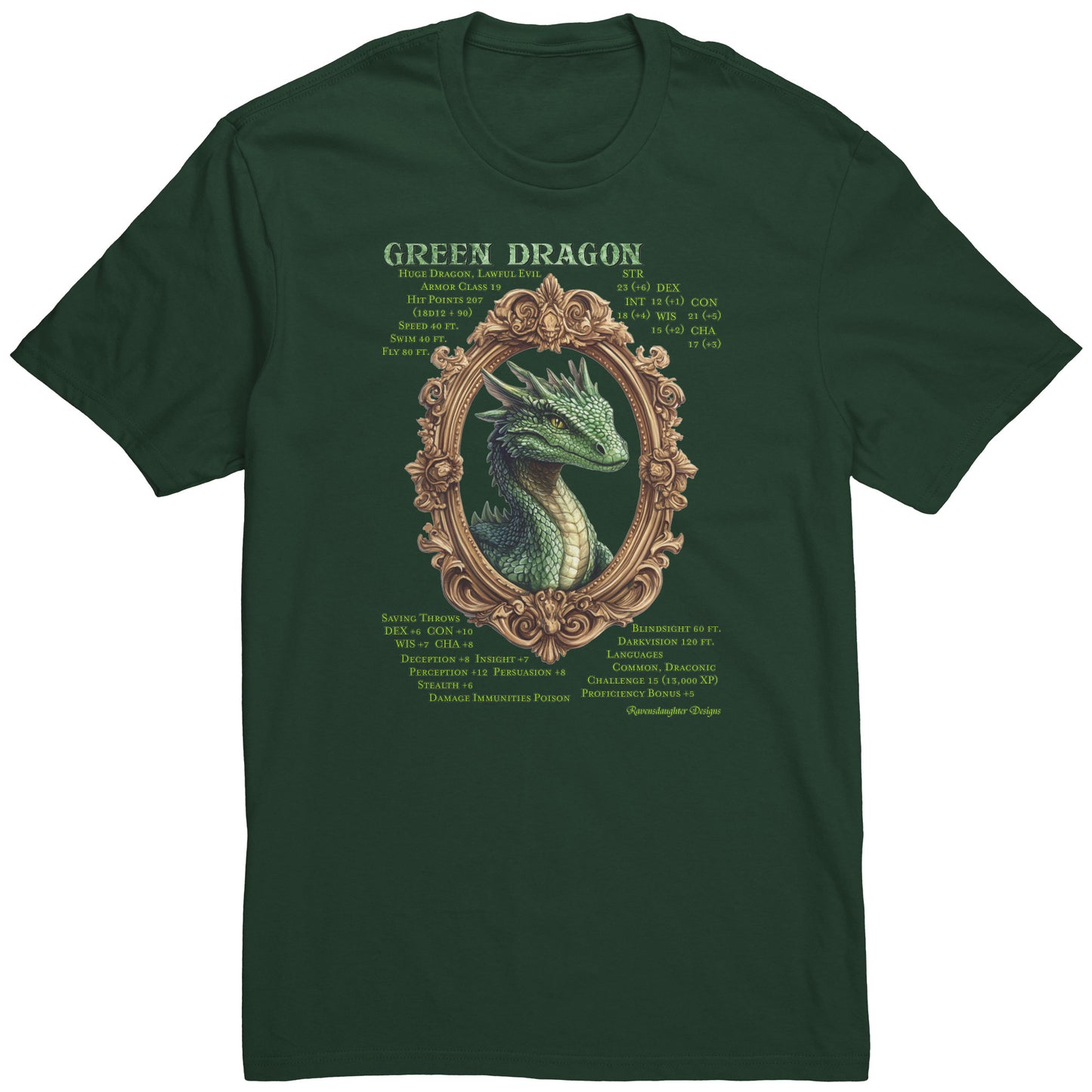 Green Dragon Unisex T-Shirt