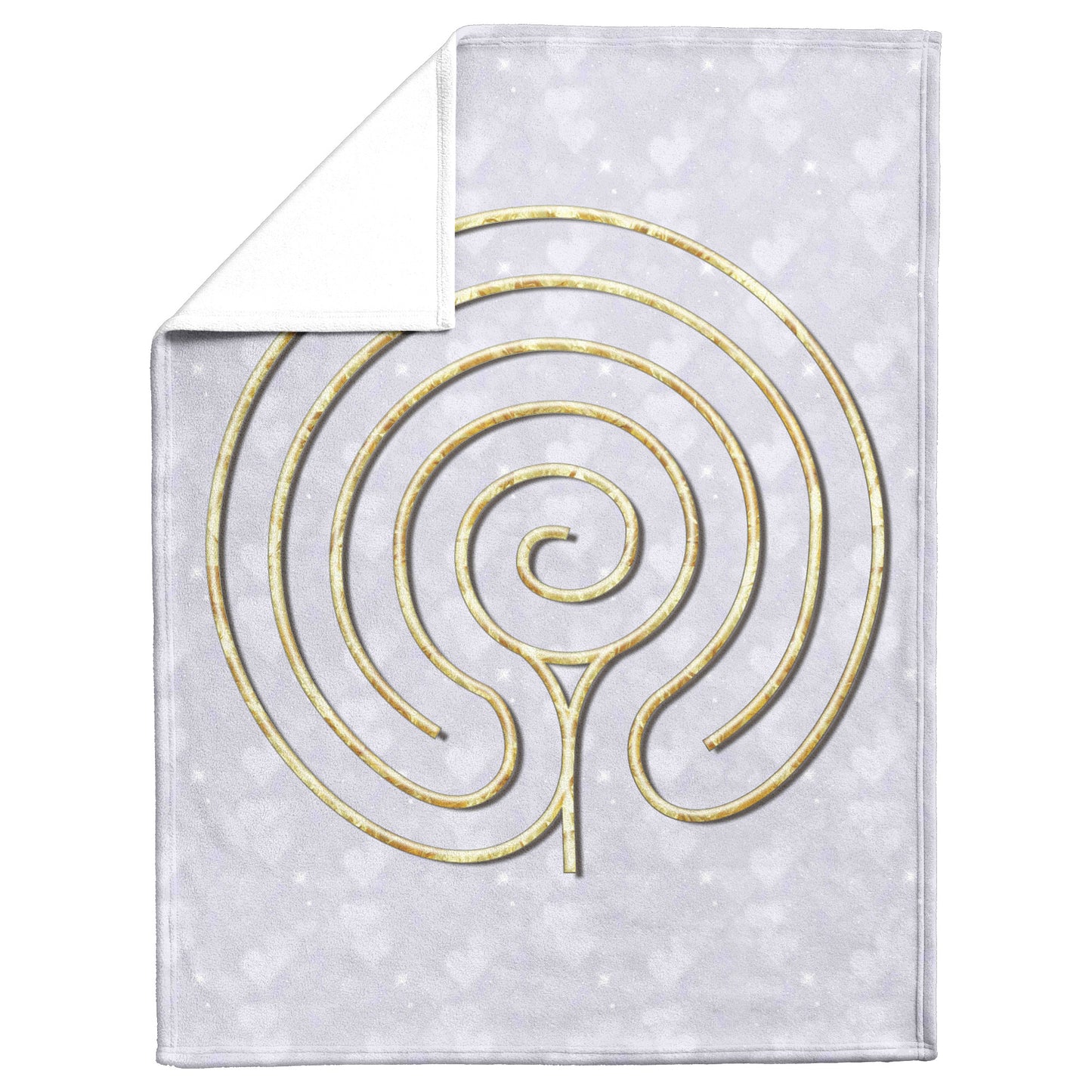 Hindu Labyrinth Therapy Blanket - Lavendar