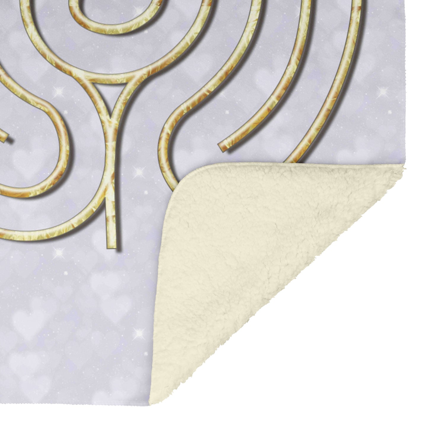 Hindu Labyrinth Therapy Blanket - Lavendar