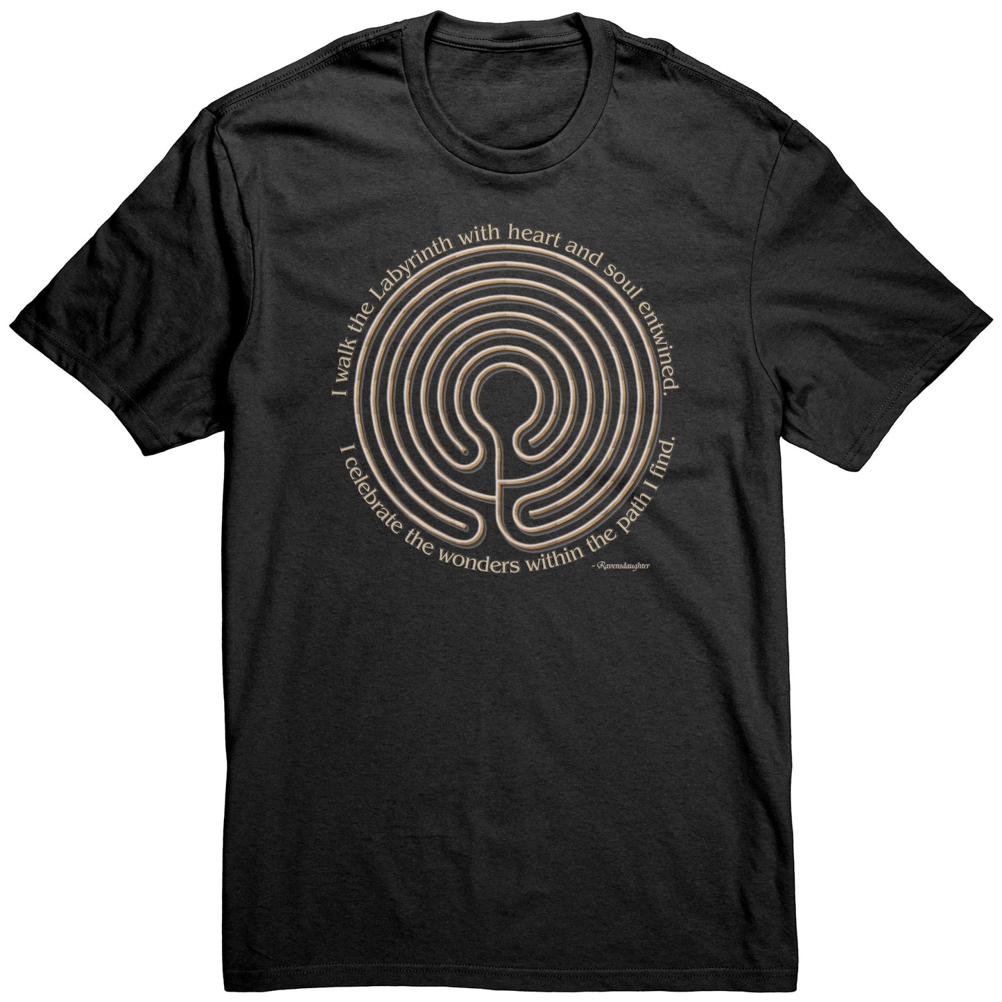 Knidos Labyrinth Unisex Poerty T-shirt