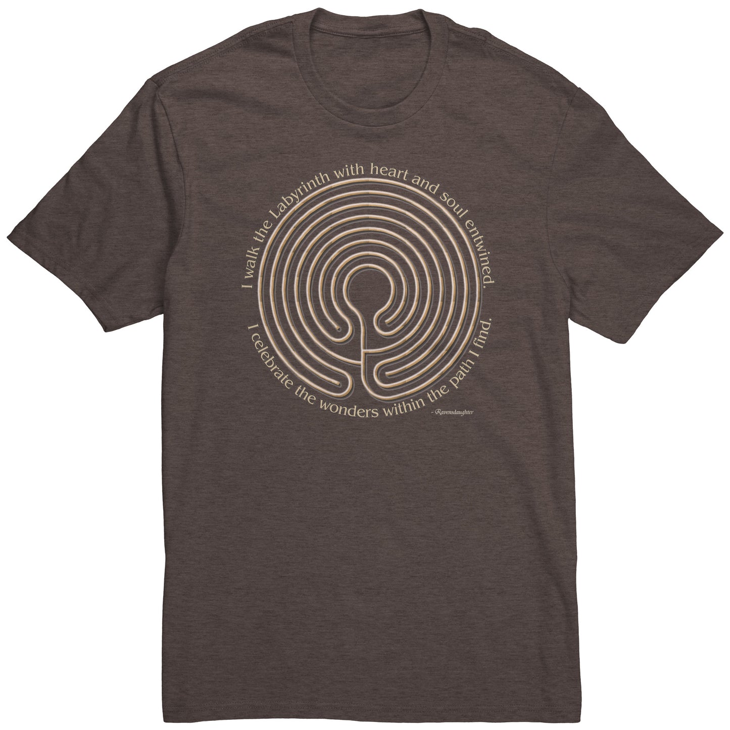 Knidos Labyrinth Unisex Poerty T-shirt
