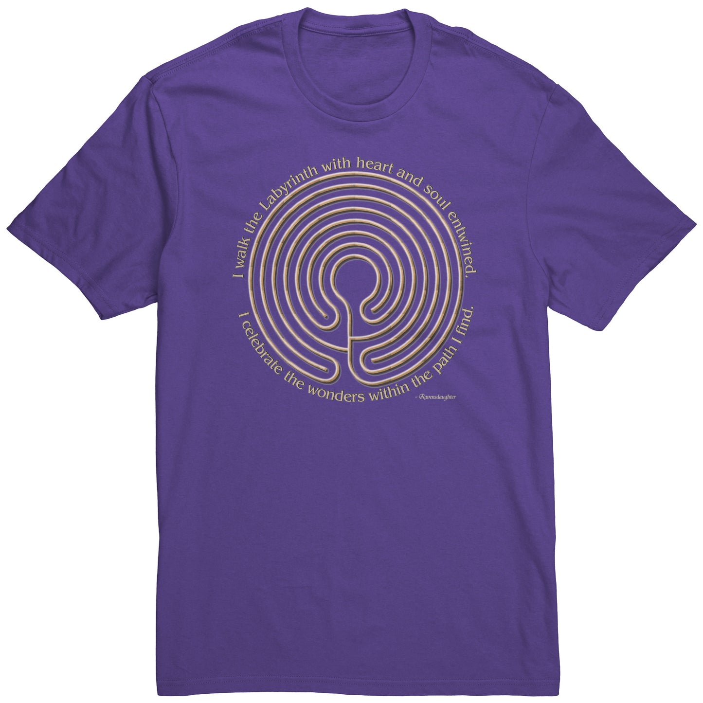 Knidos Labyrinth Unisex Poerty T-shirt