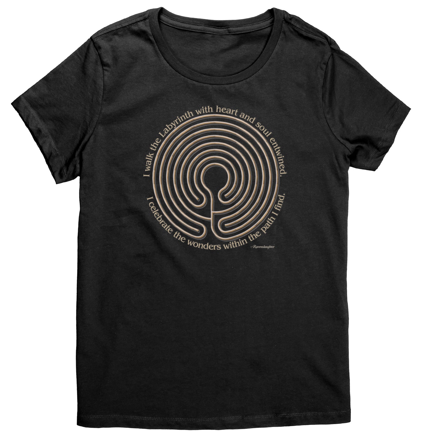 Knidos Labyrinth Women's Poetry T-shirt