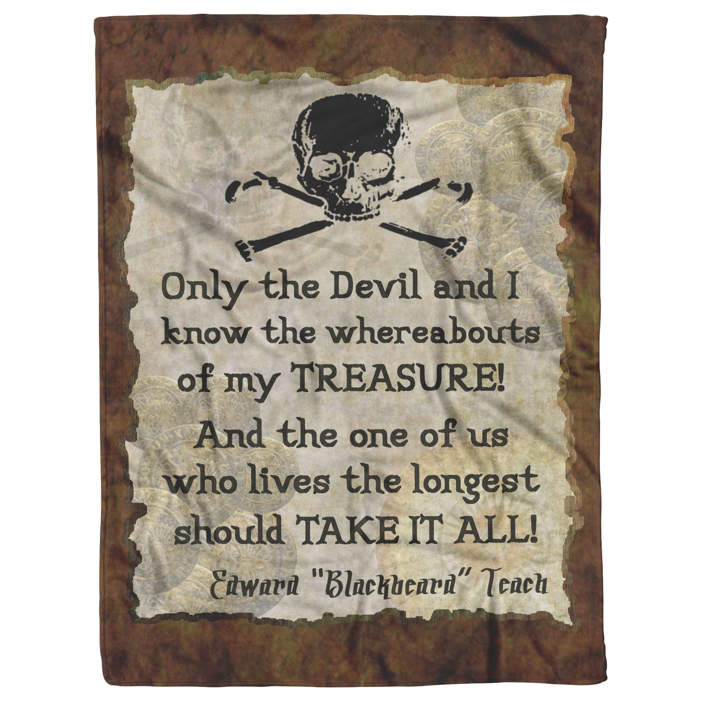 Only The Devil And I Fleece Blanket