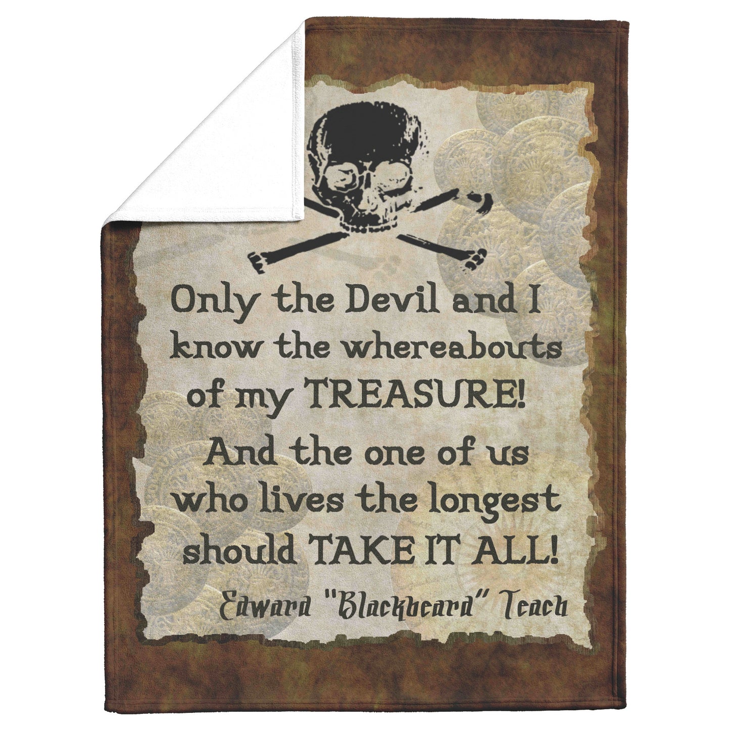 Only The Devil And I Fleece Blanket
