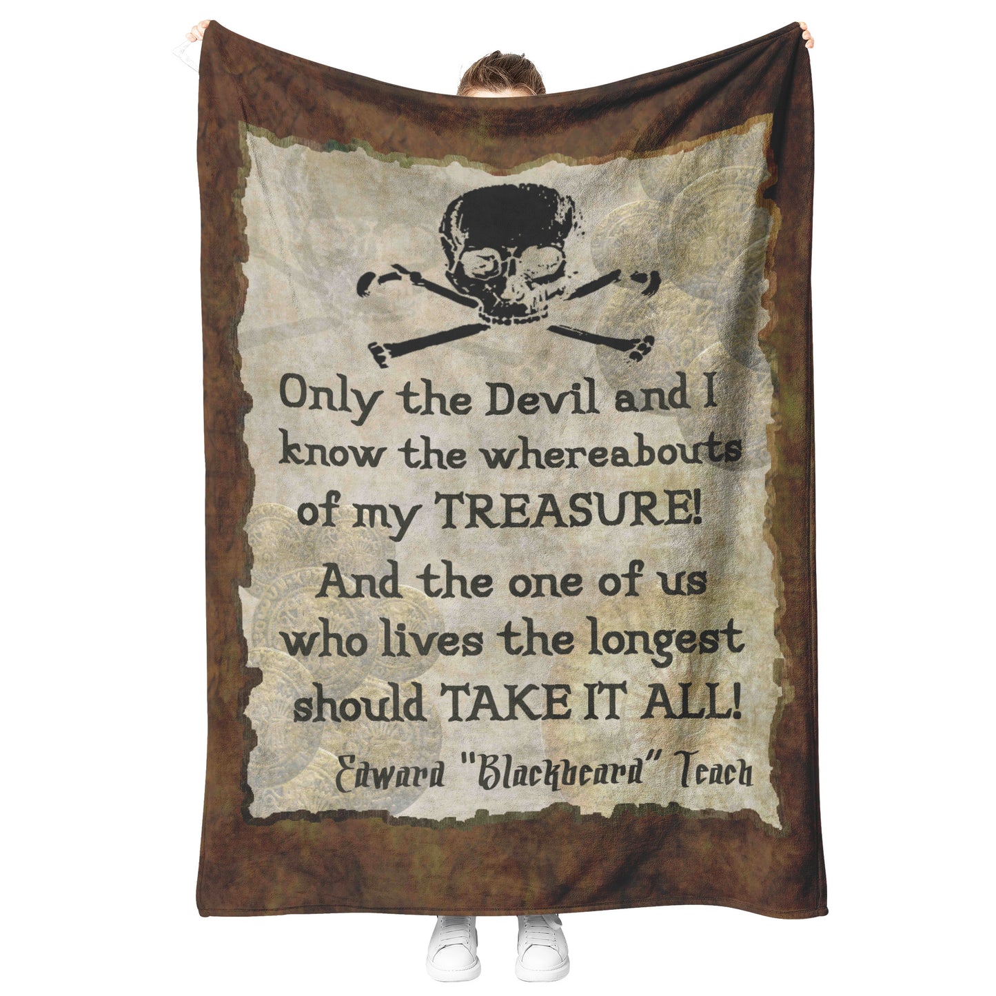 Only The Devil And I Fleece Blanket
