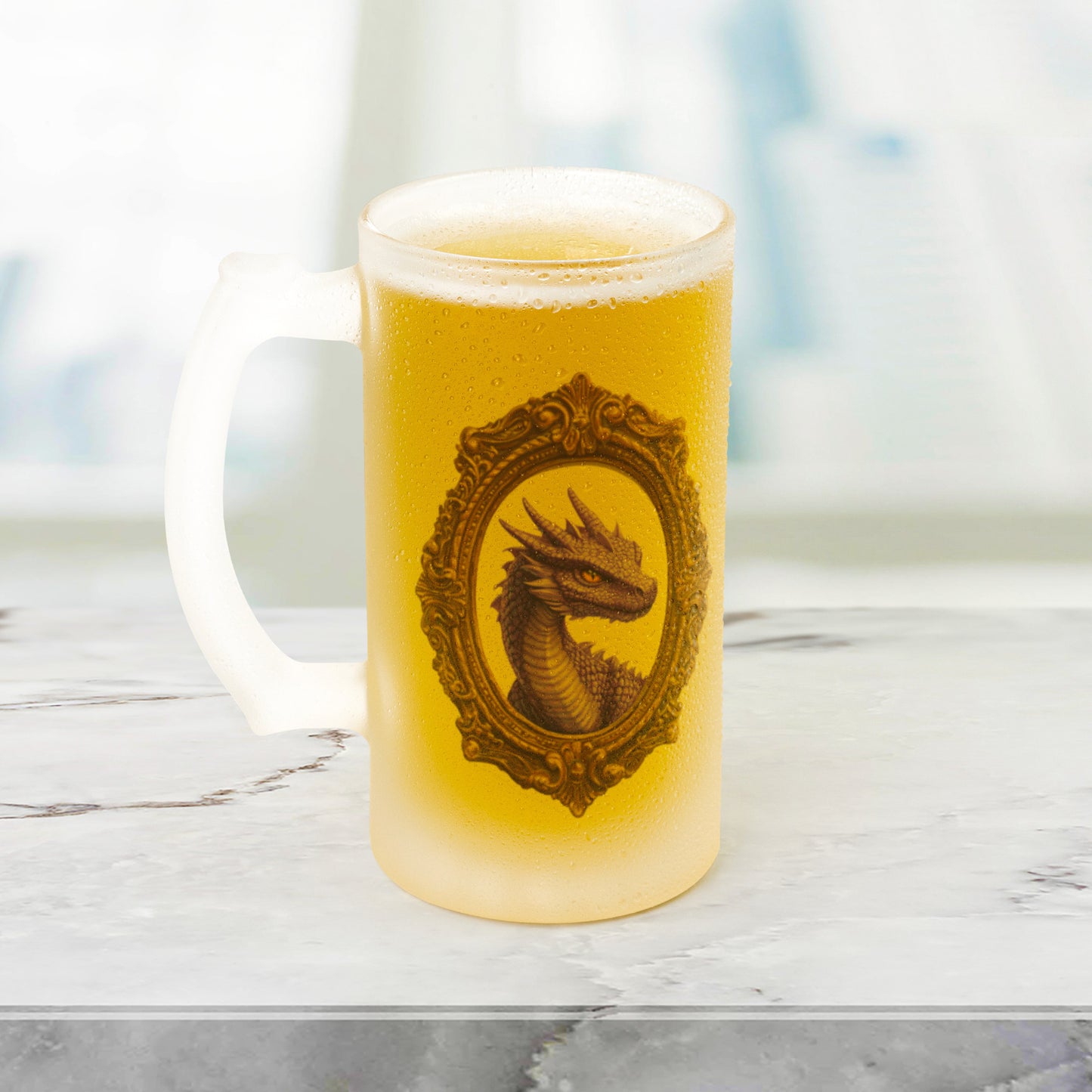 Purple Dragon Frosted Mug