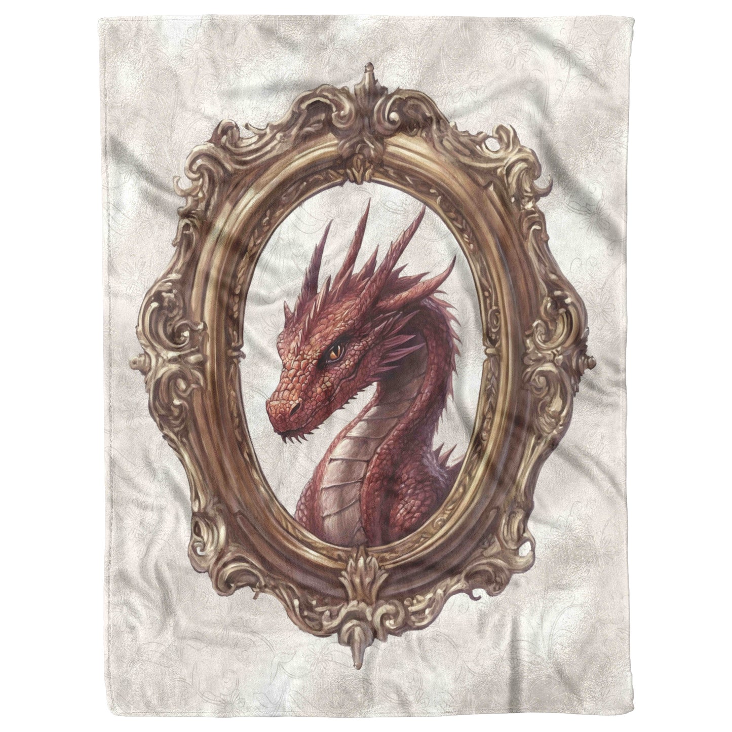 Red Dragon Fleece Blanket