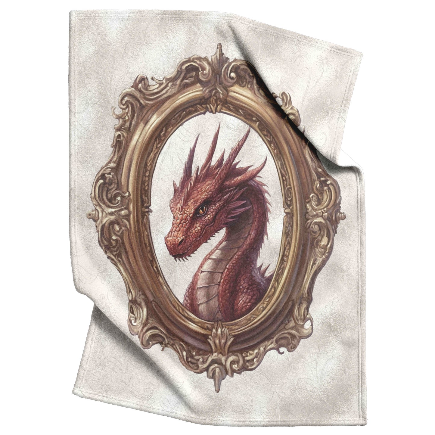 Red Dragon Fleece Blanket
