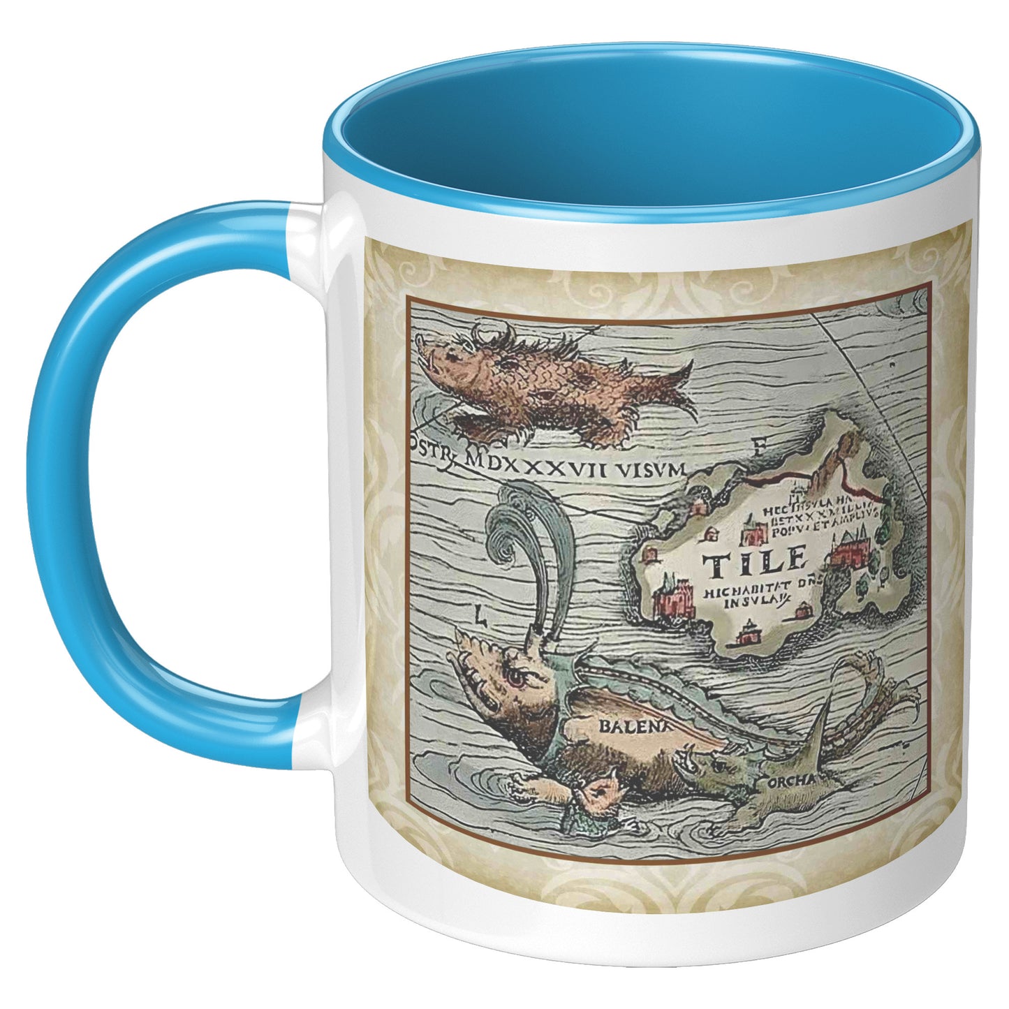 Sea Monster Accent Mug - Belena