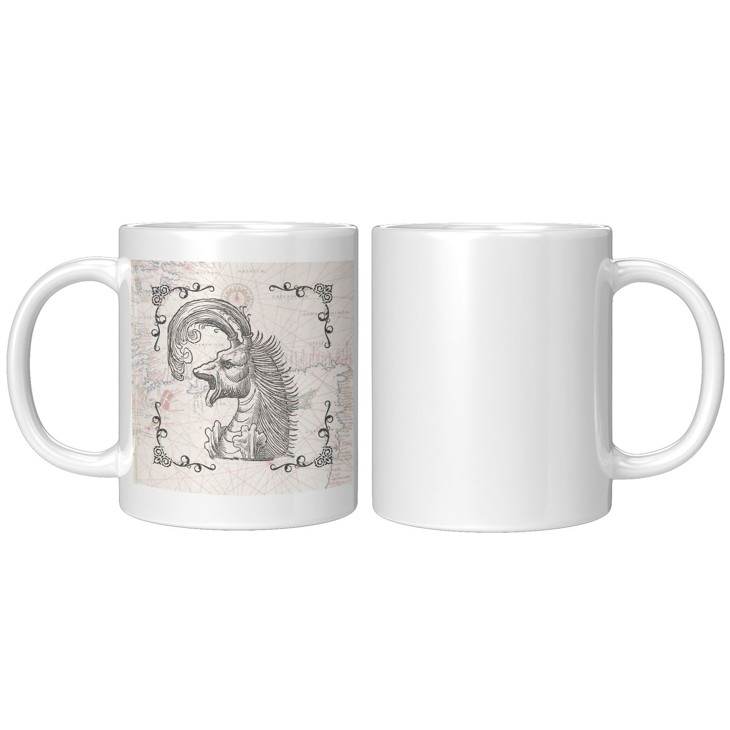 Sea Monster Accent Mug - Big Mouth