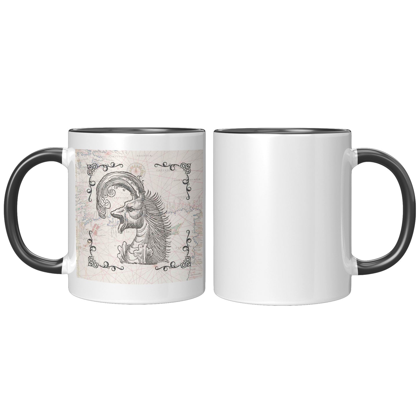 Sea Monster Accent Mug - Big Mouth