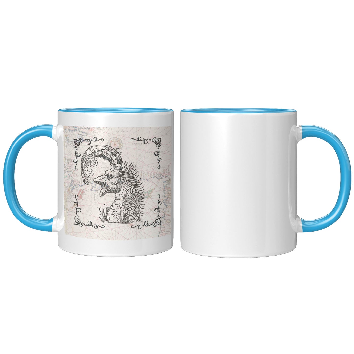 Sea Monster Accent Mug - Big Mouth