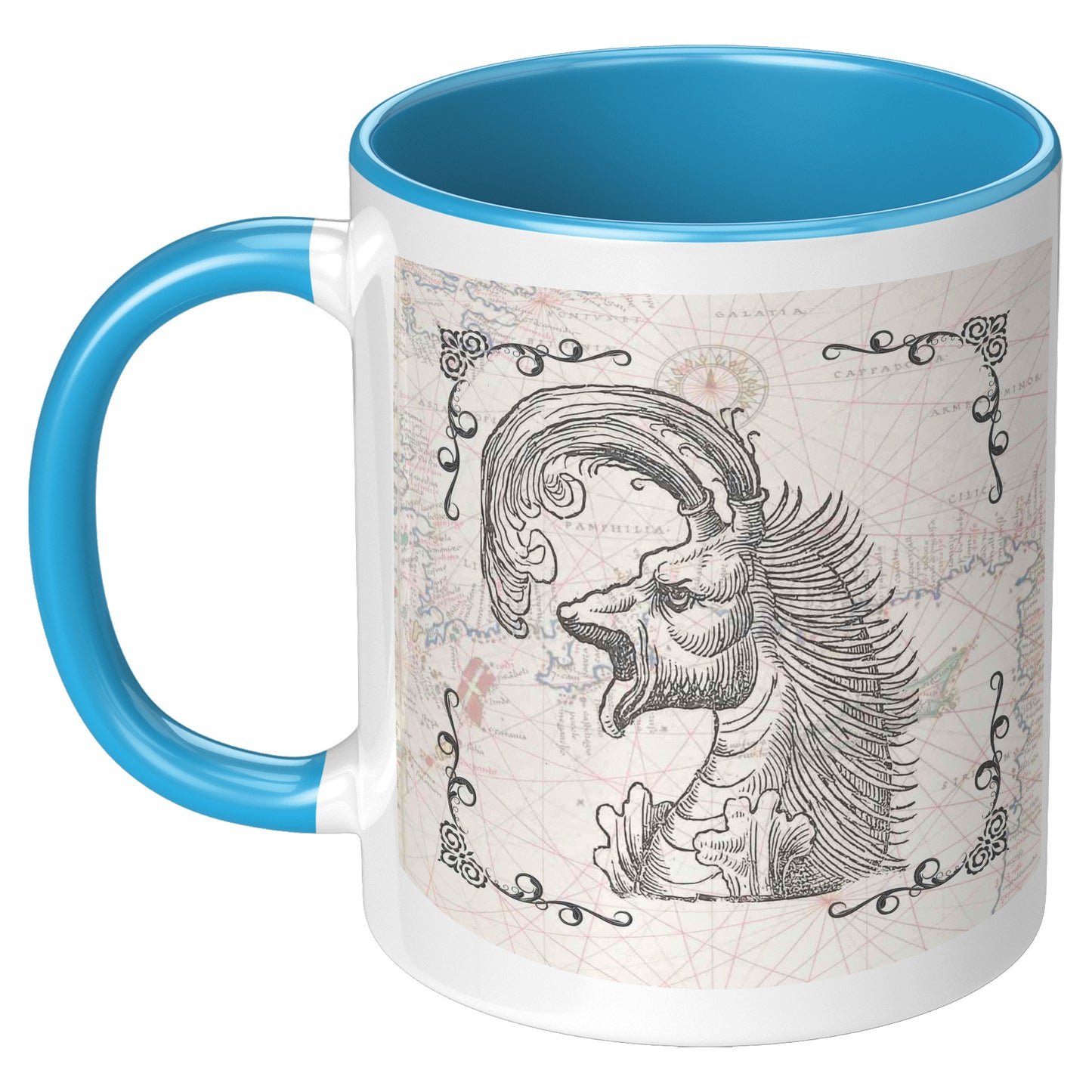 Sea Monster Accent Mug - Big Mouth