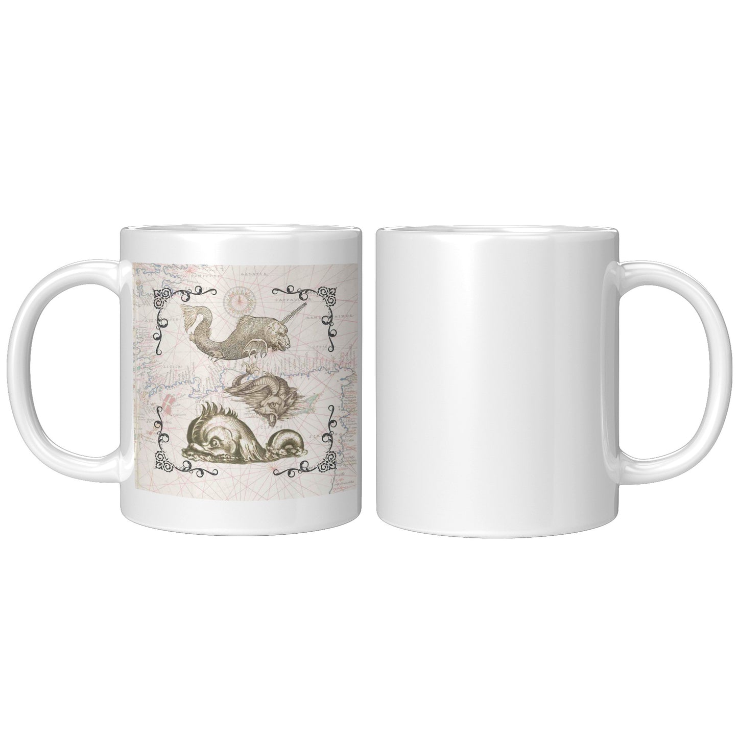 Sea Monster Accent Mug - Threesome 1
