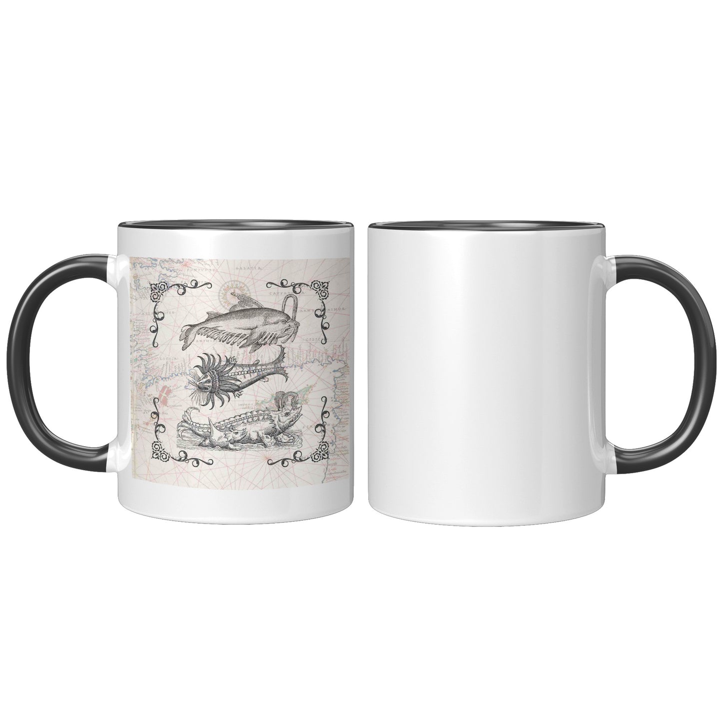 Sea Monster Accent Mug - Threesome 2