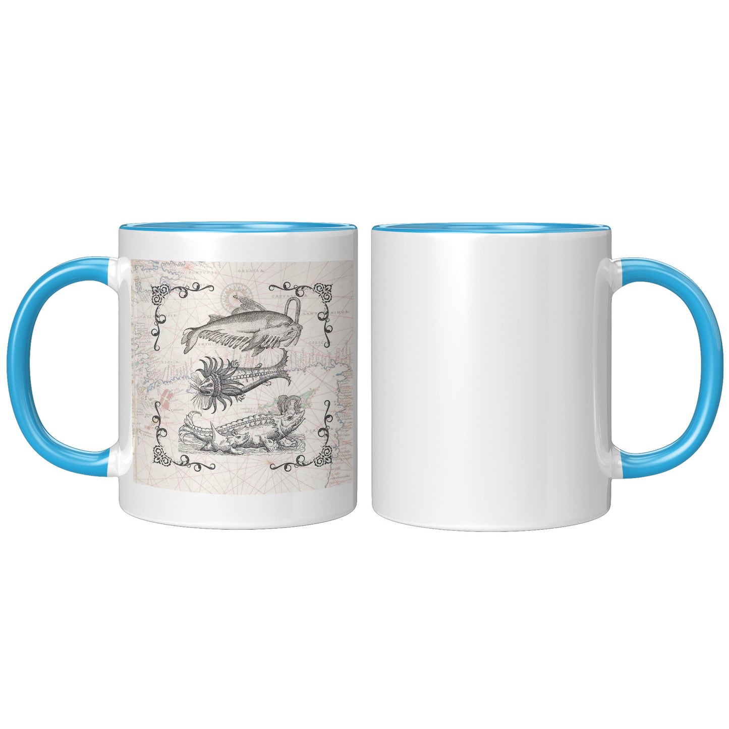 Sea Monster Accent Mug - Threesome 2