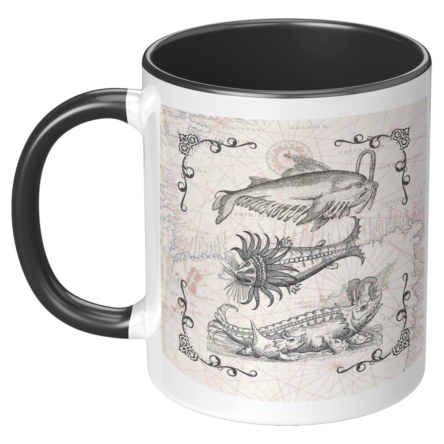 Sea Monster Accent Mug - Threesome 2