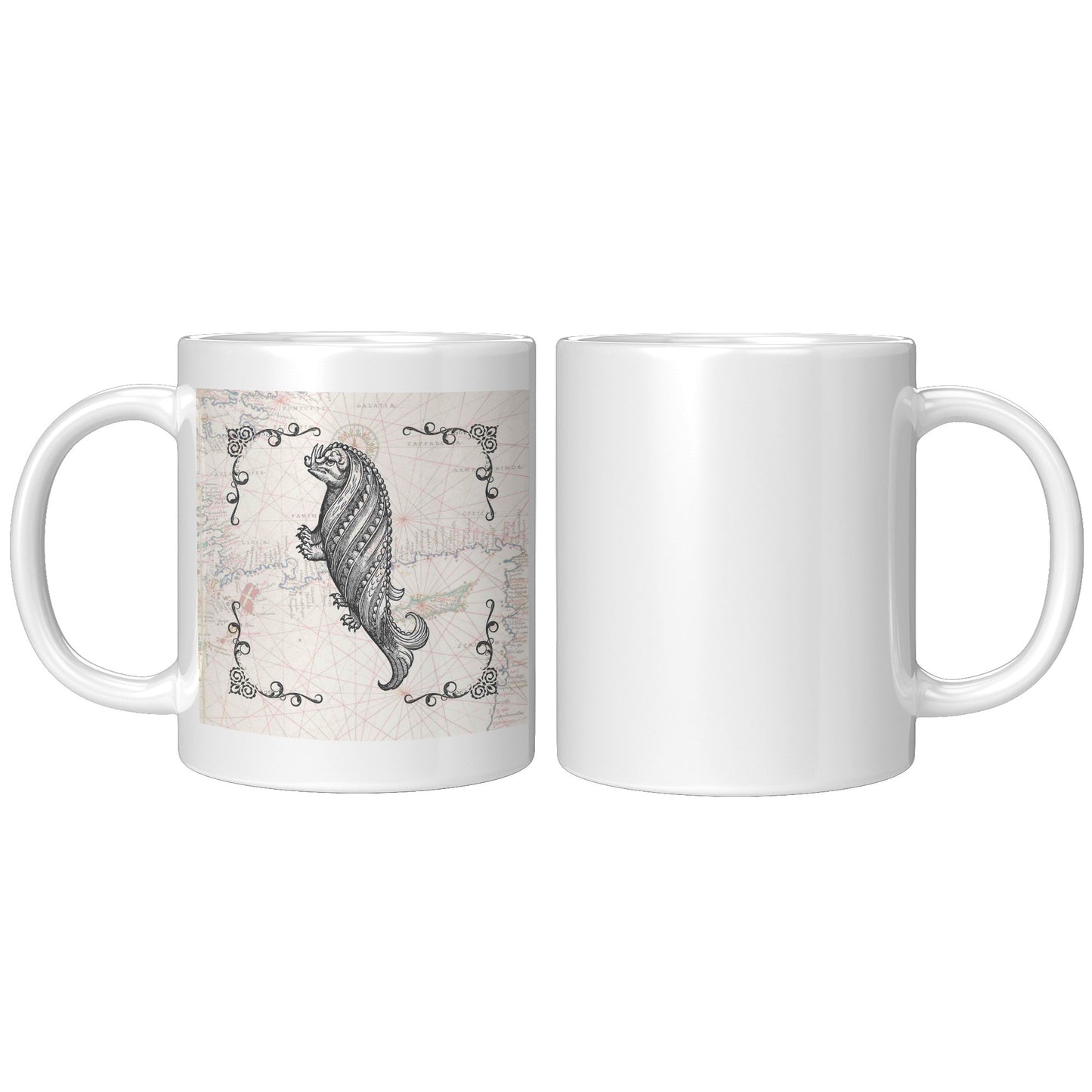 Sea Monster Accent Mug - Walrus