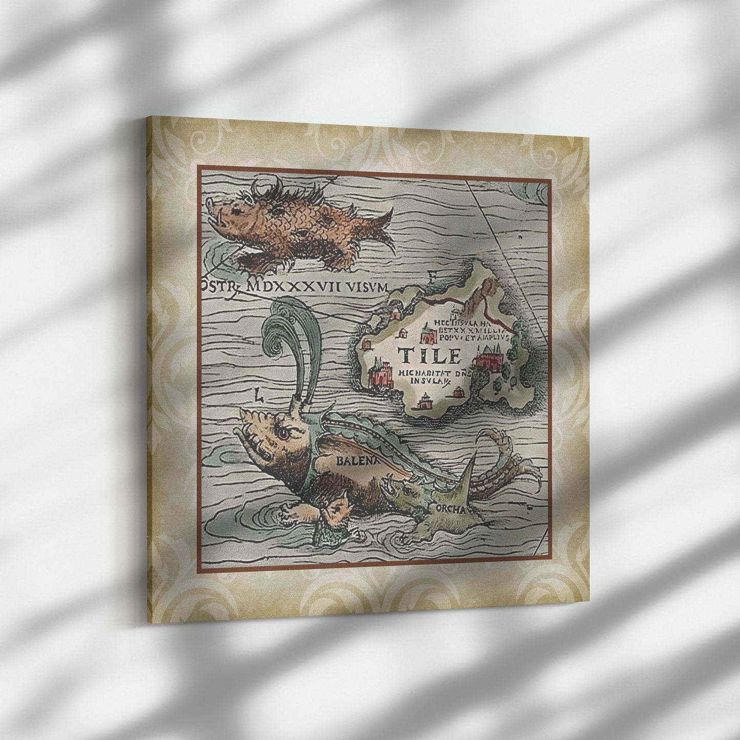 Sea Monster Canvas Print - Belena