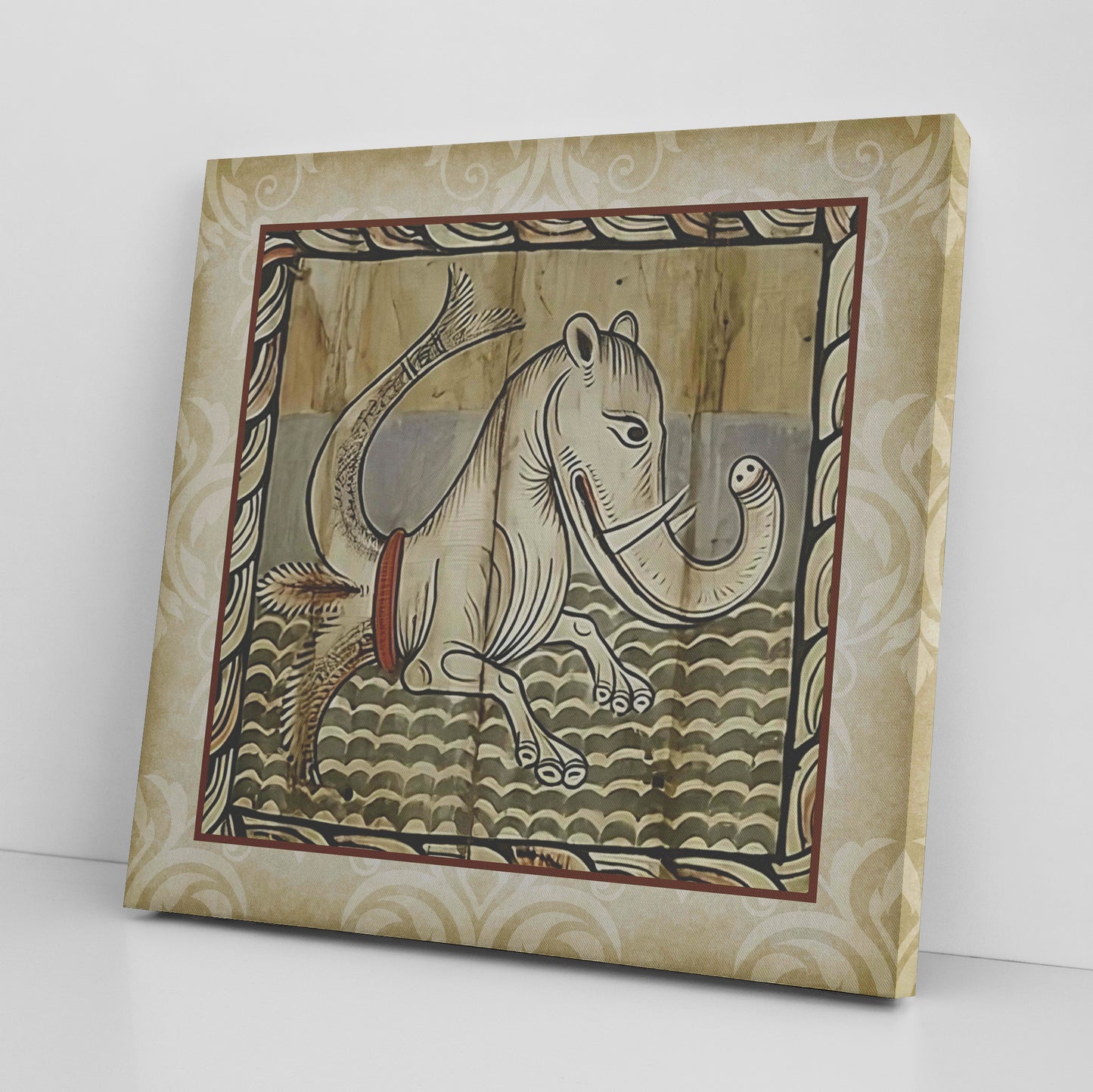 Sea Monster Canvas Print - Elefantish