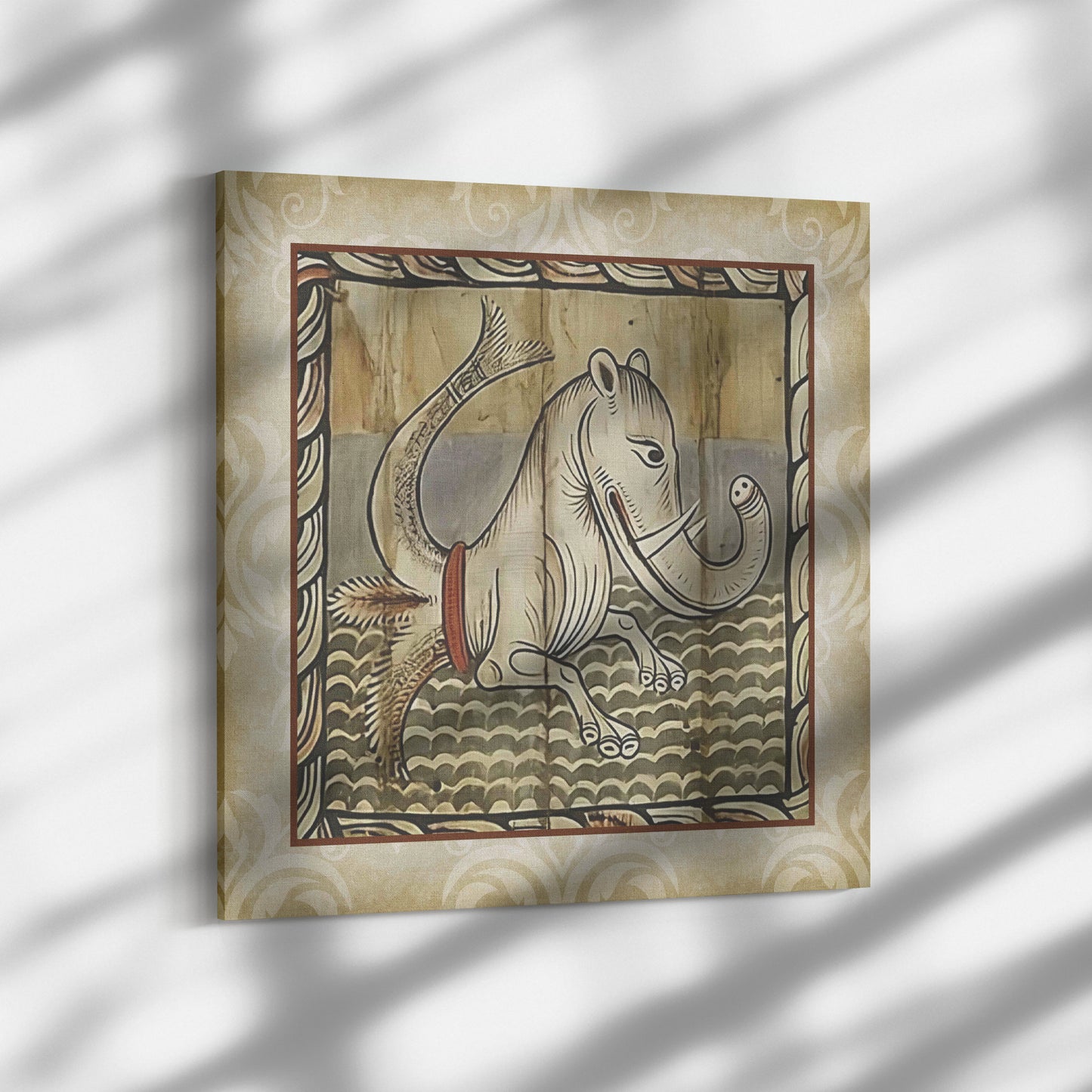 Sea Monster Canvas Print - Elefantish