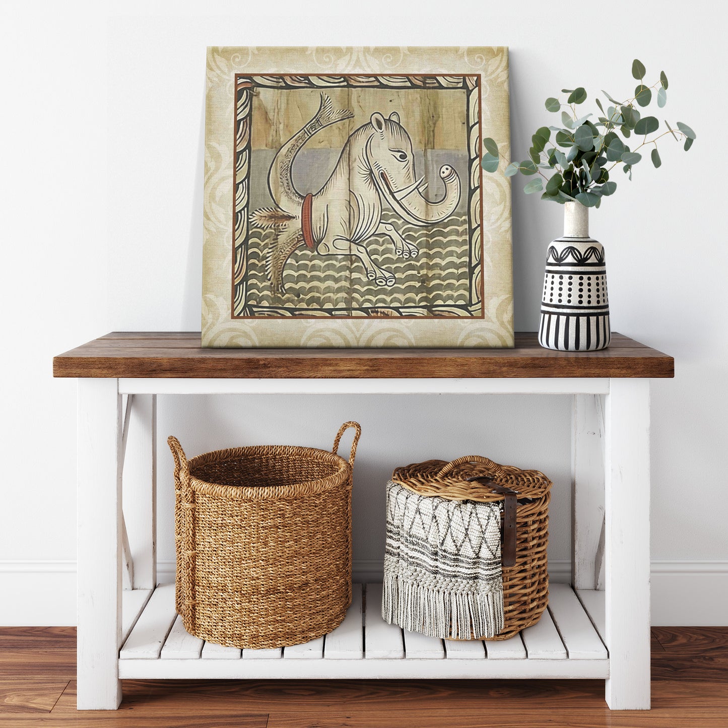 Sea Monster Canvas Print - Elefantish