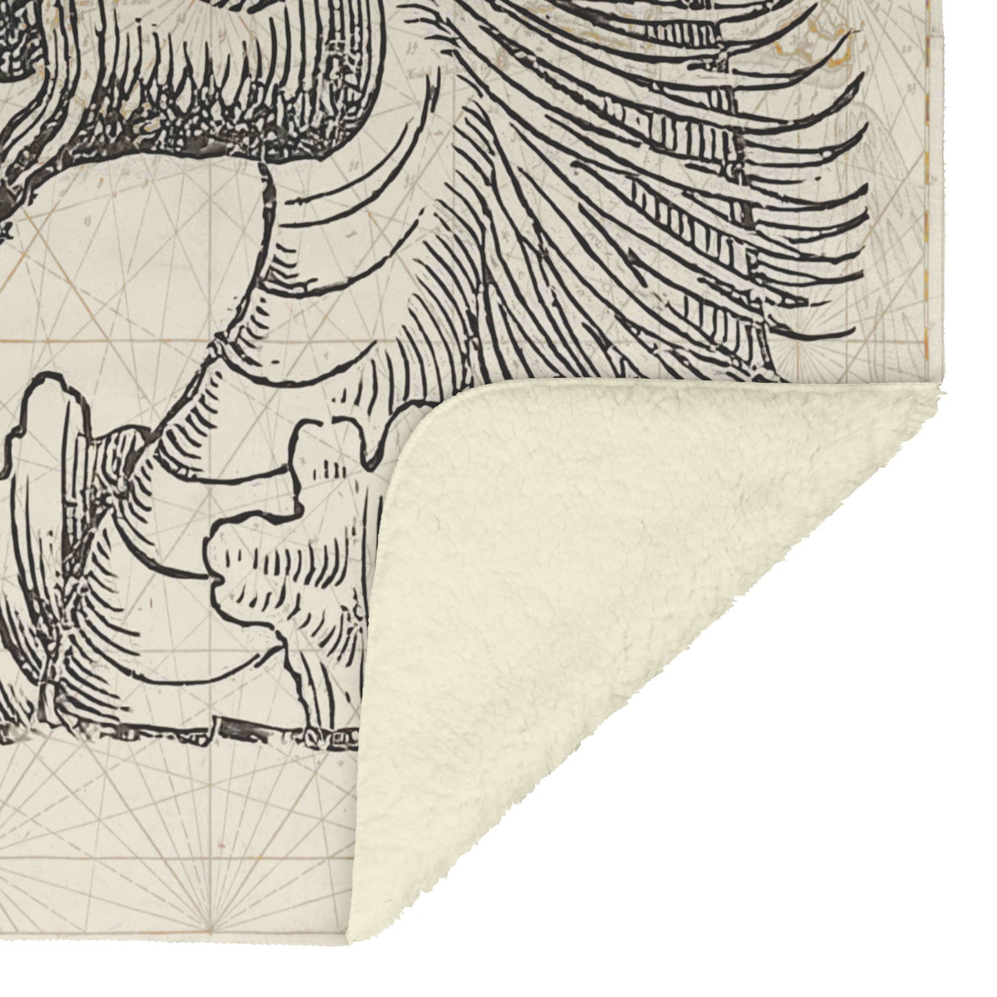 Sea Monster Fleece Blanket - Big Mouth