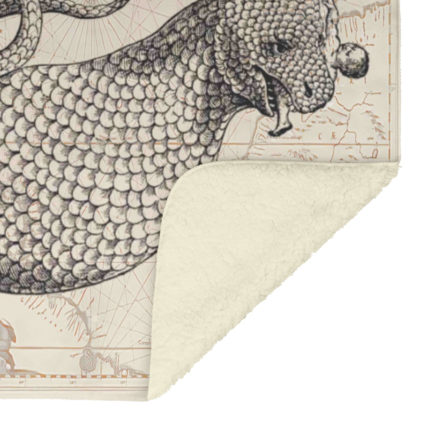Sea Monster Fleece Blanket - Man Eaters