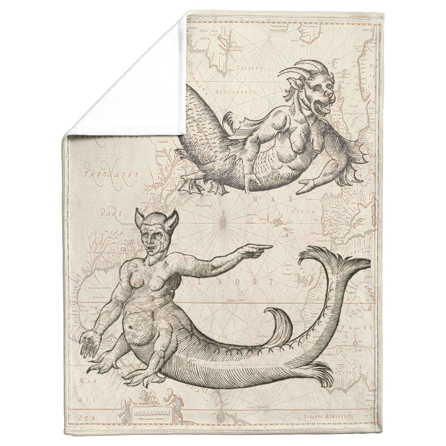 Sea Monster Fleece Blanket - Sea Devils