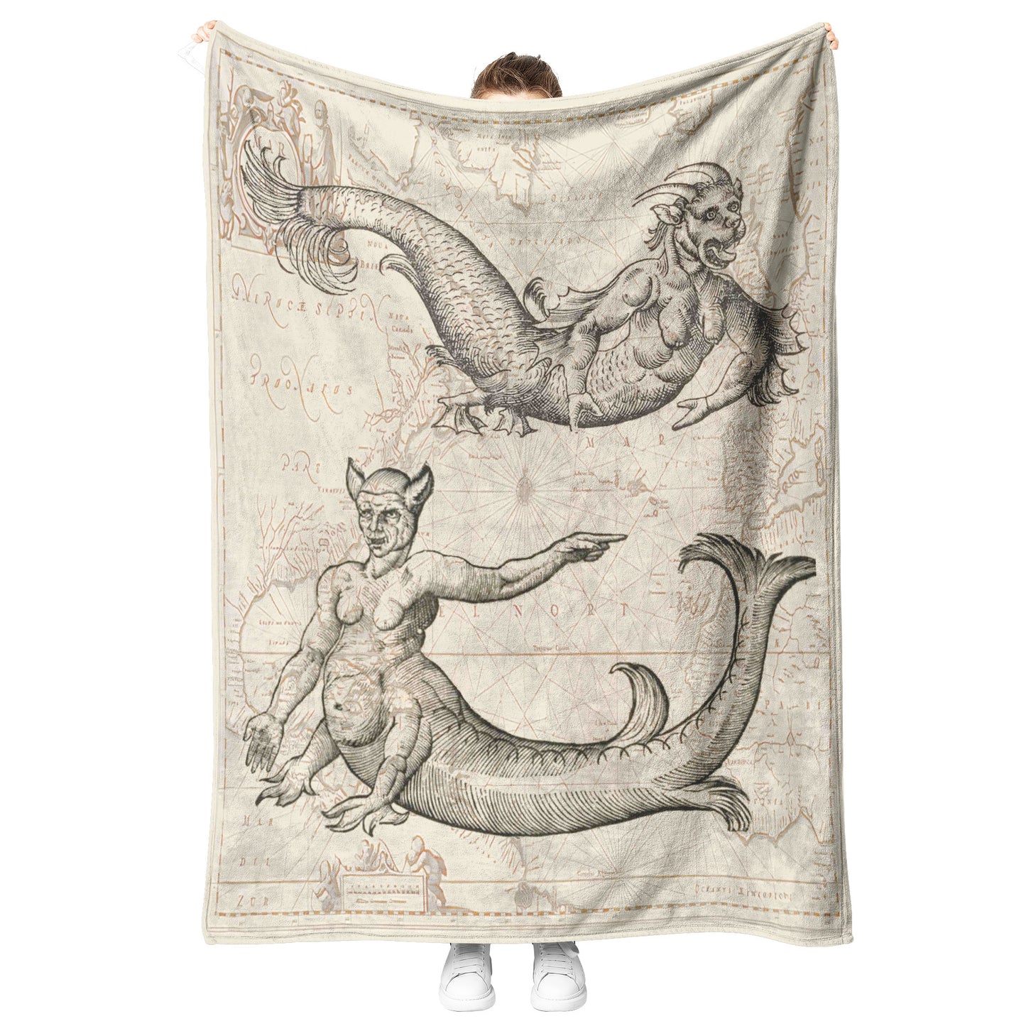 Sea Monster Fleece Blanket - Sea Devils