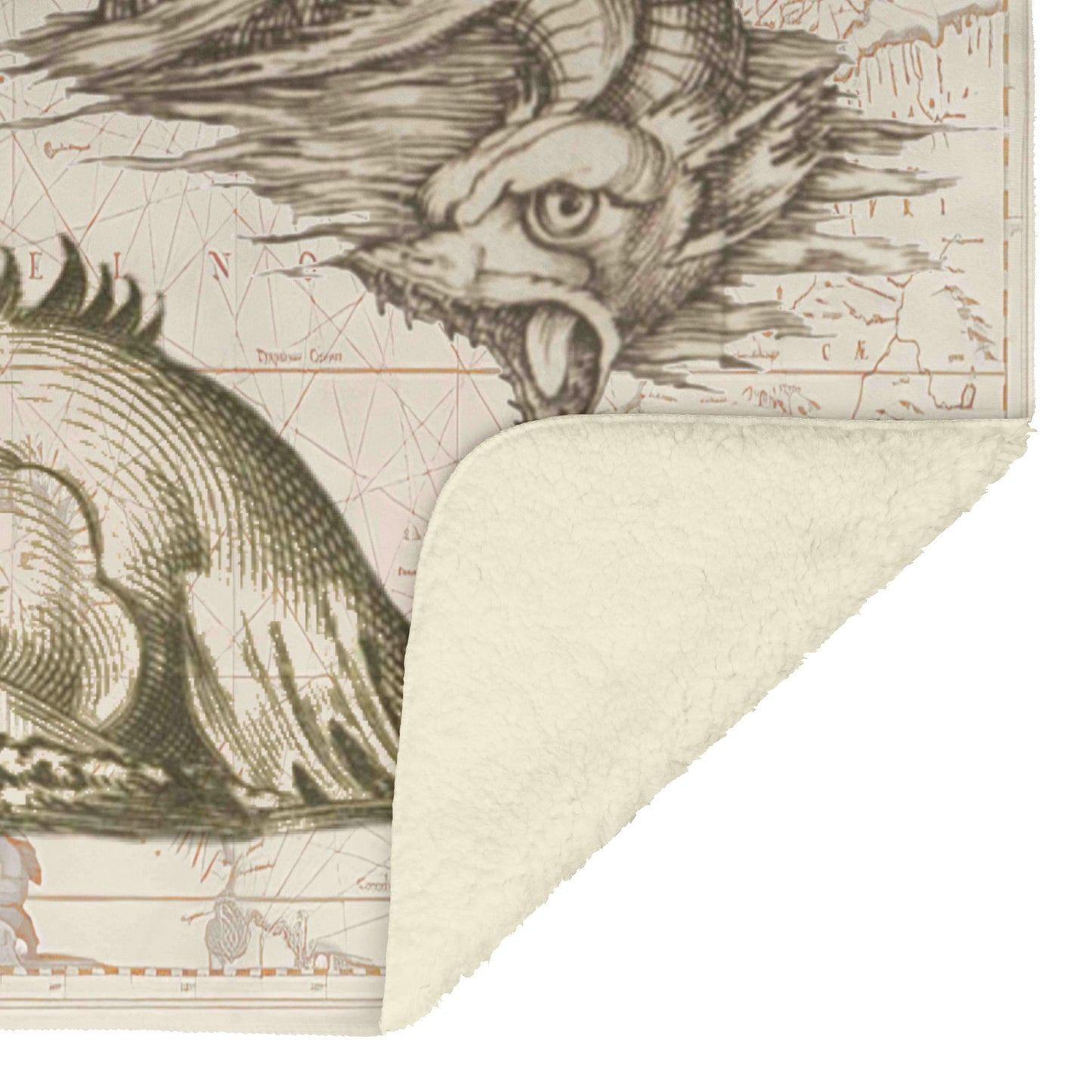 Sea Monster Fleece Blanket - Threesome 1