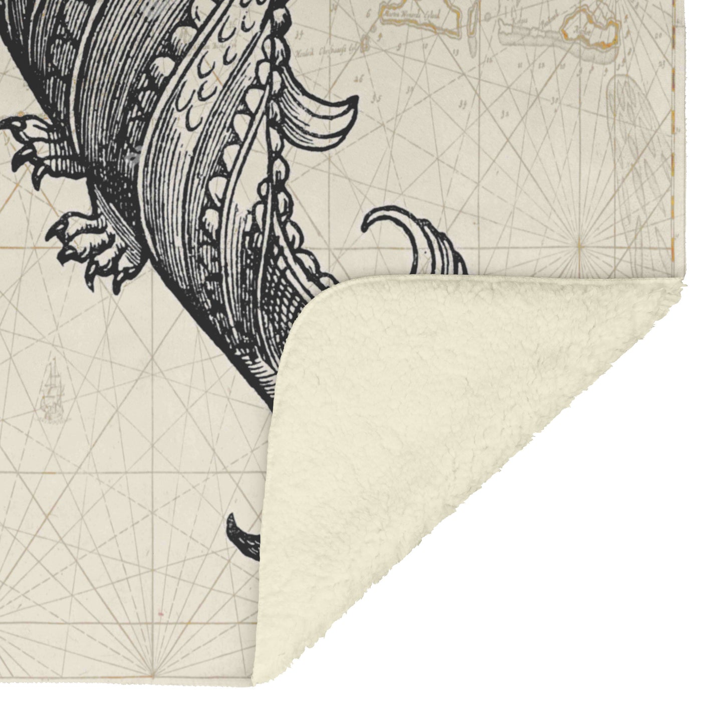 Sea Monster Fleece Blanket - Walrus