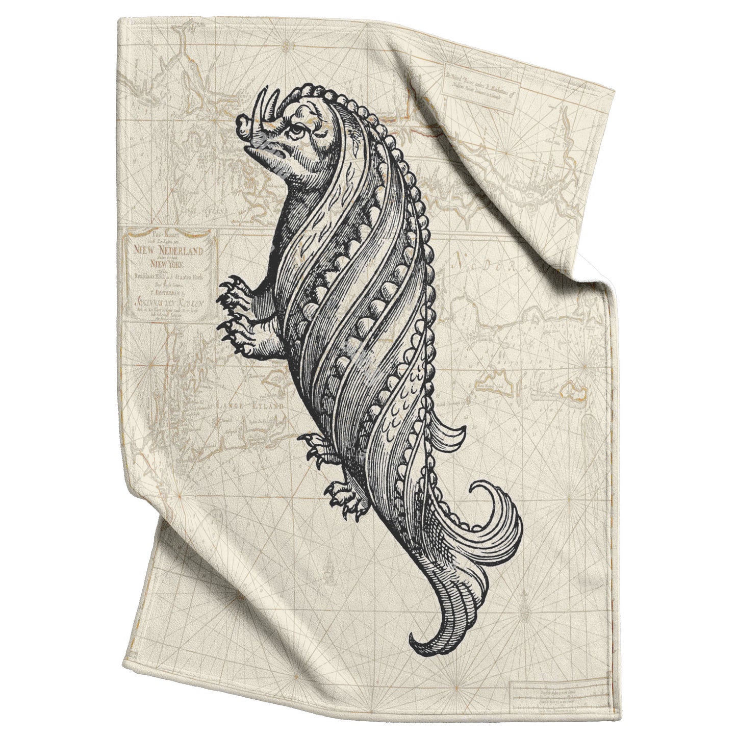 Sea Monster Fleece Blanket - Walrus