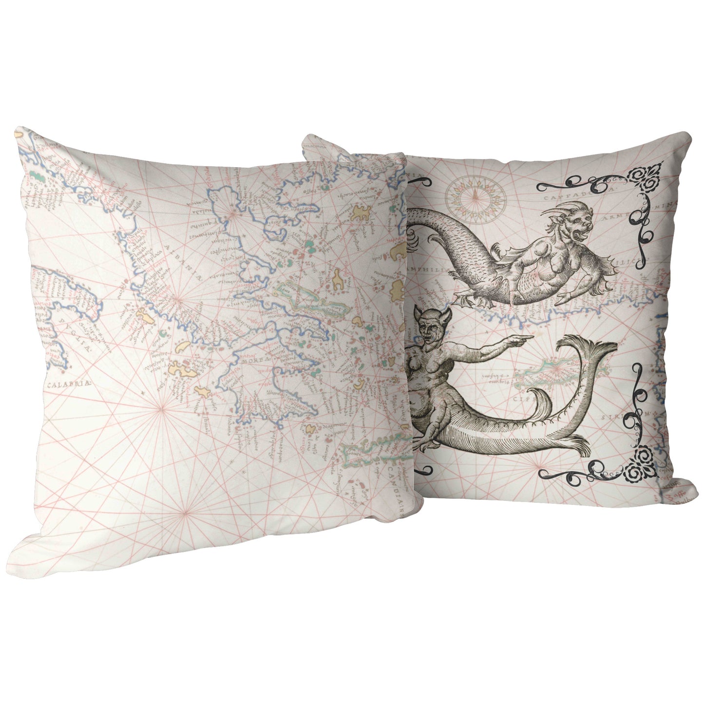 Sea Monster Throw Pillow - Sea Devils