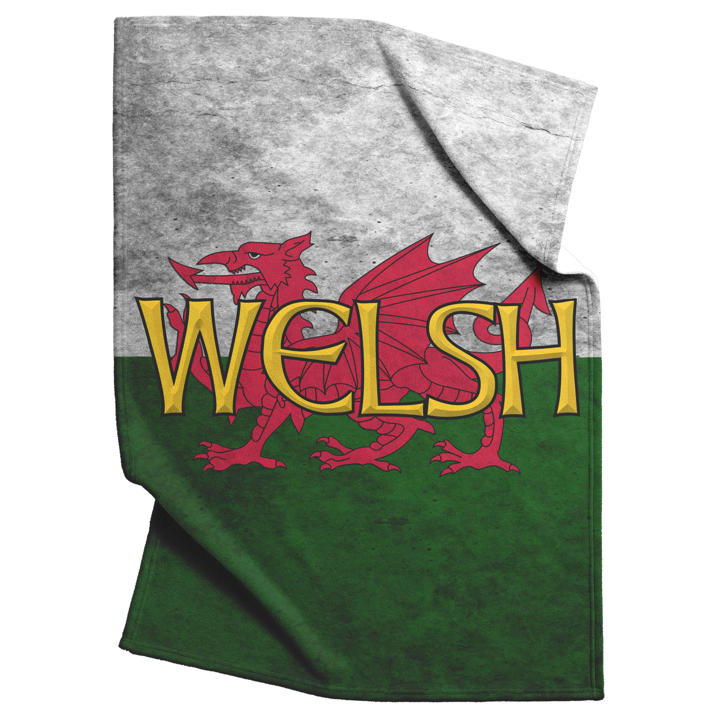 Welsh_Flag_Fleece_Blanket_V_Blanket_Top_Bottom_Folds_Mockup.png