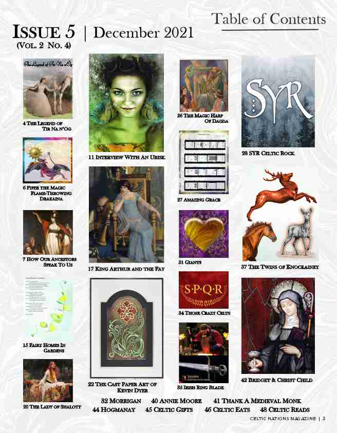 CELTIC NATIONS MAGAZINE - December 2021