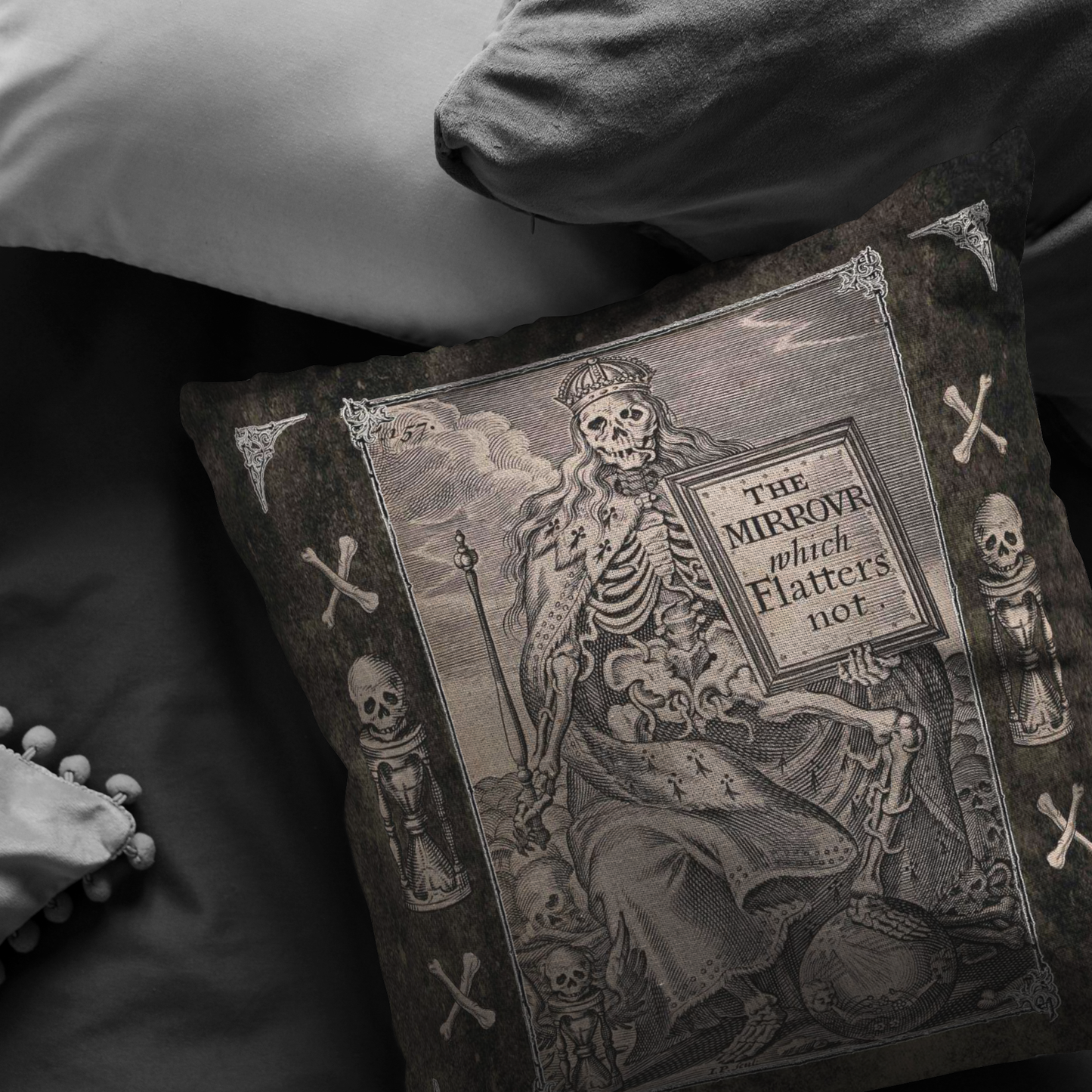 Danse Macabre, Dance Macabre, Dance Of Death, Dances With Death, Mirror Which Flatters Not, Mirrour, Skeleton, Medieval, Renaissance, Art, Goth, Gothic, Memento Mori