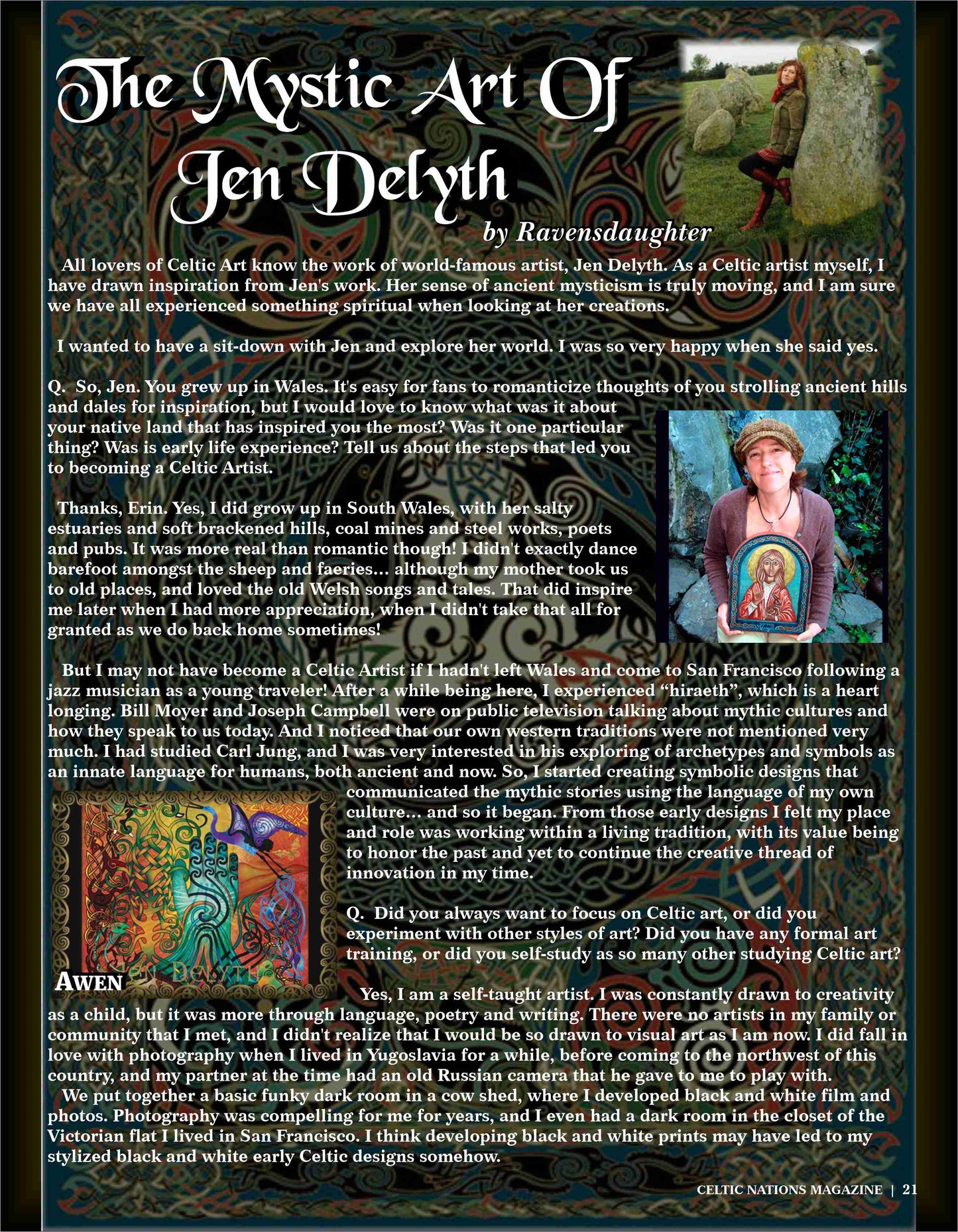 celtic nations magazine december 2020, celtic, celtic nations, celtic history, celtic art, celtic music, celtic products, celtic poetry, celtic prayers, celtuc yule, celtic yuletide, celtic fiction, celtic stories, jen delyth, groennfeld mead, crafters of ireland, gaelic