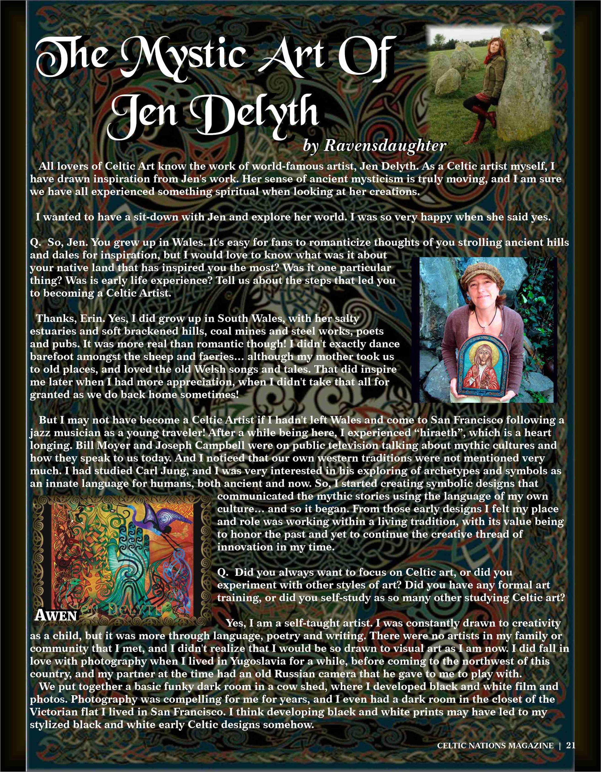 celtic nations magazine december 2020, celtic, celtic nations, celtic history, celtic art, celtic music, celtic products, celtic poetry, celtic prayers, celtuc yule, celtic yuletide, celtic fiction, celtic stories, jen delyth, groennfeld mead, crafters of ireland, gaelic