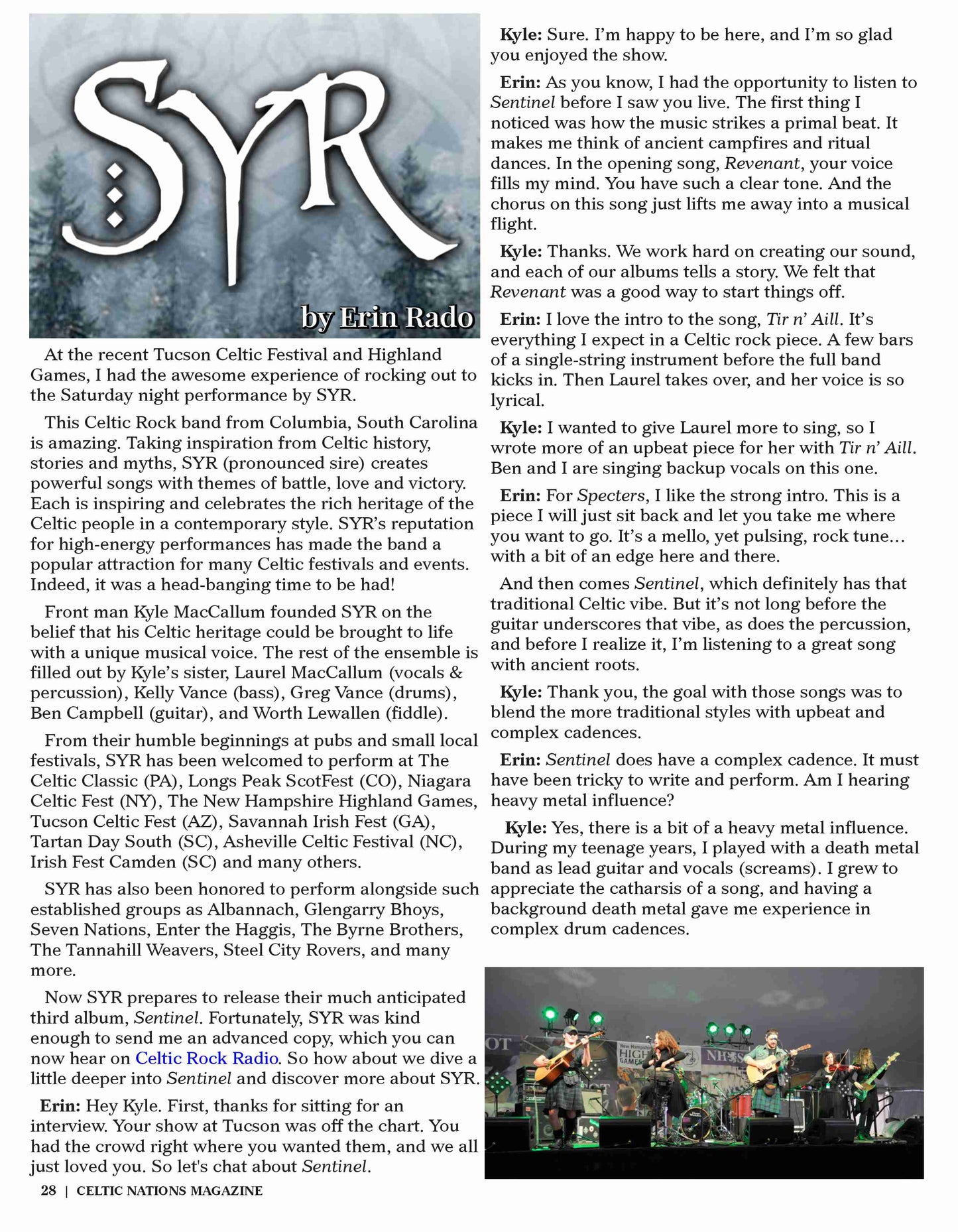 CELTIC NATIONS MAGAZINE - December 2021