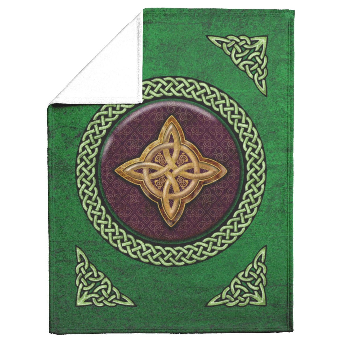 4-Point Celtic Knot Fleece Blanket