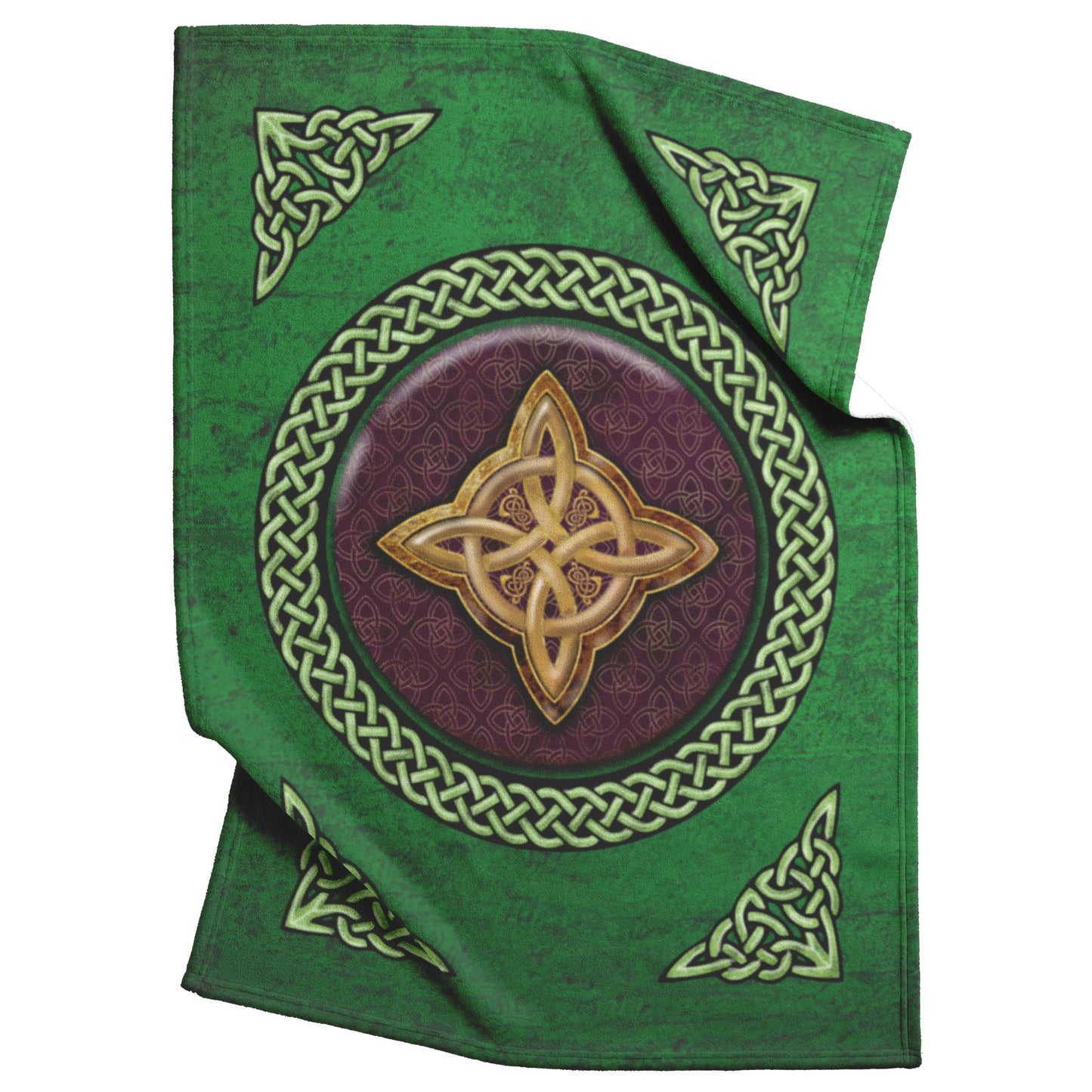 4-Point Celtic Knot Fleece Blanket