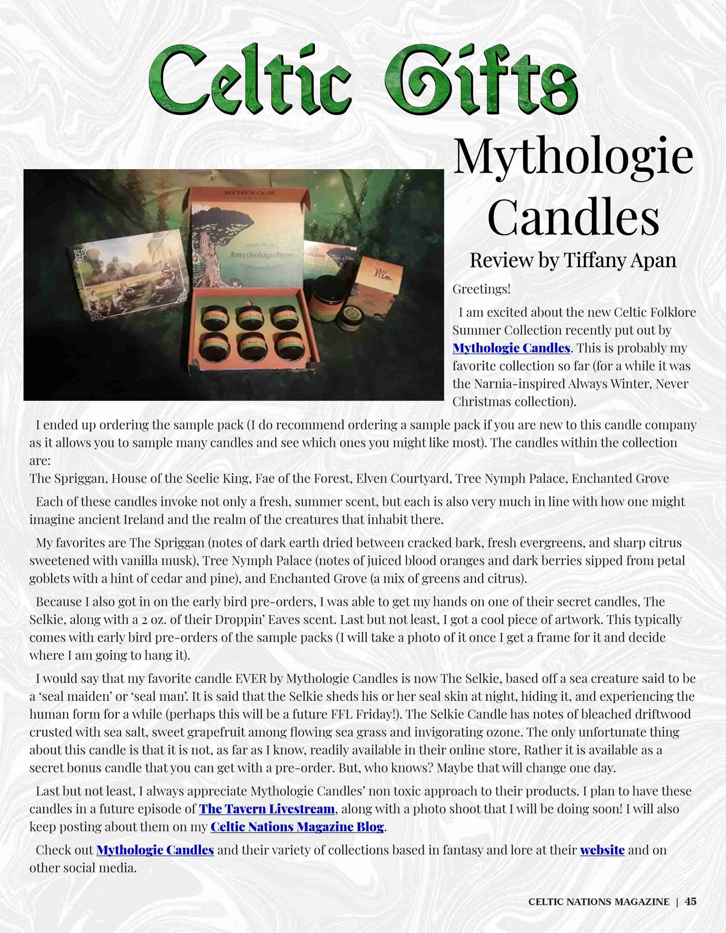 CELTIC NATIONS MAGAZINE - September 2021