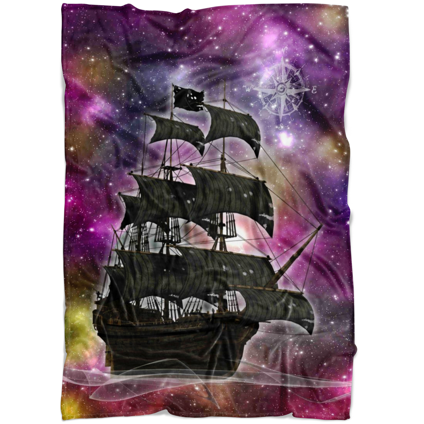 ghost ship, ghost tall ship, pirate ship, pirate art, nebula, pirate tall ship, pirates carribean, pirate star, galaxy, tall ship, compass rose, nautical, pirate captain, pirate wench, pirate scallywag