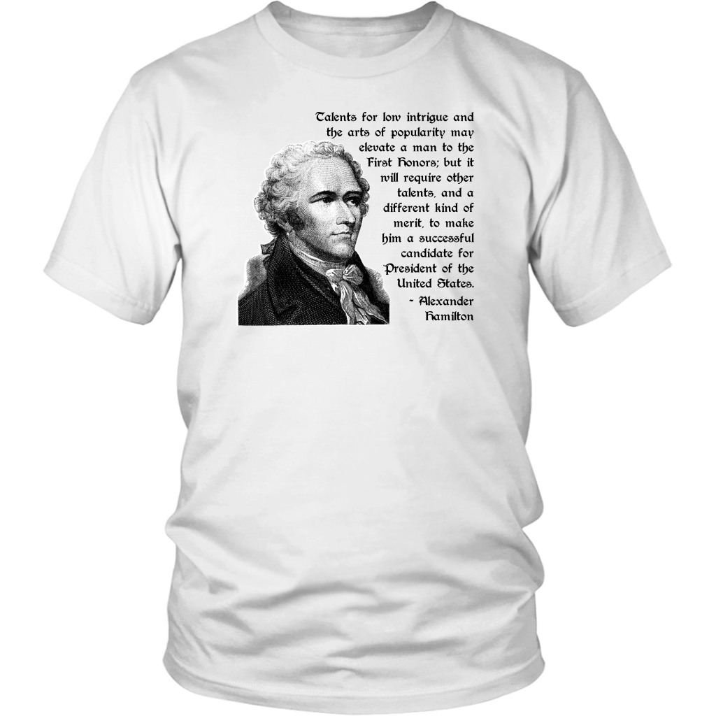 Federalist Papers 68 Hamilton Quote T-Shirt - Main Image